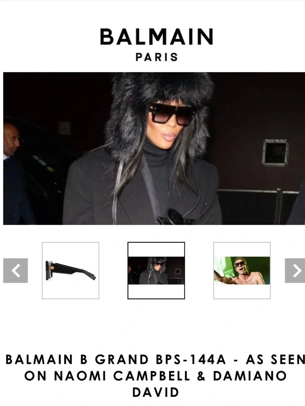 Balmain grand black